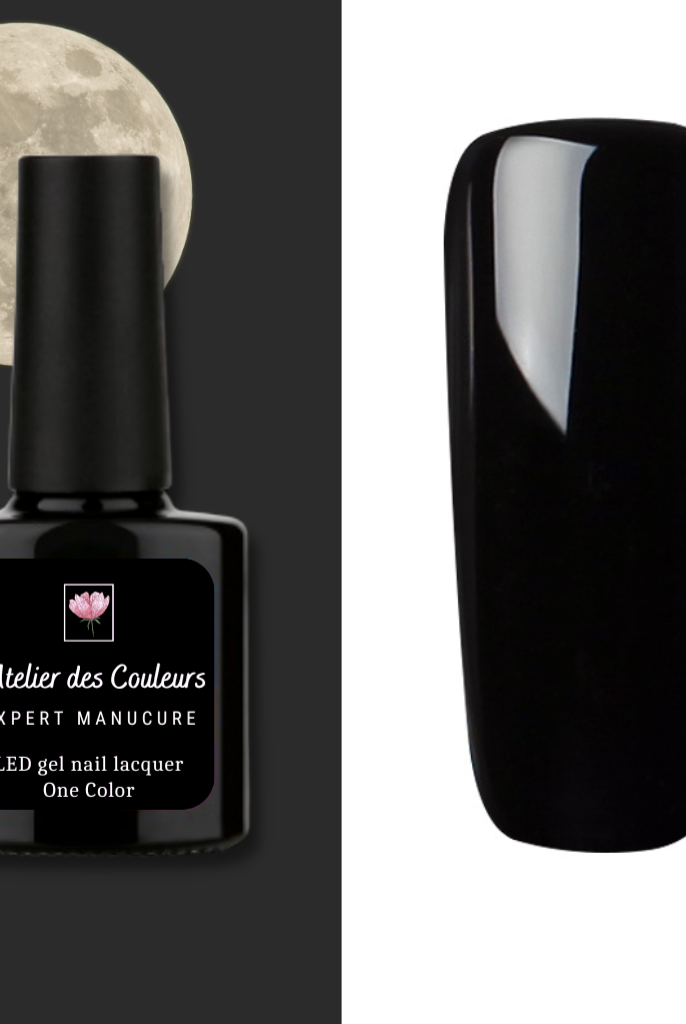 Beautiful Night - Vernis semi permanent naturel noir