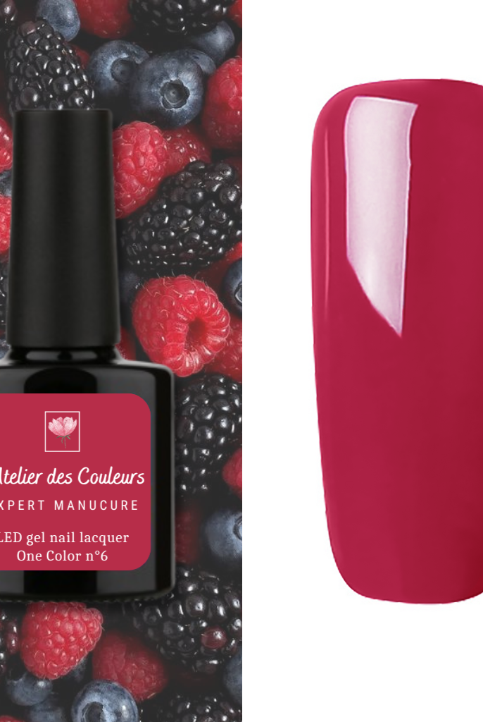 Blossom Berries - Vernis semi permanent naturel bordeaux framboise