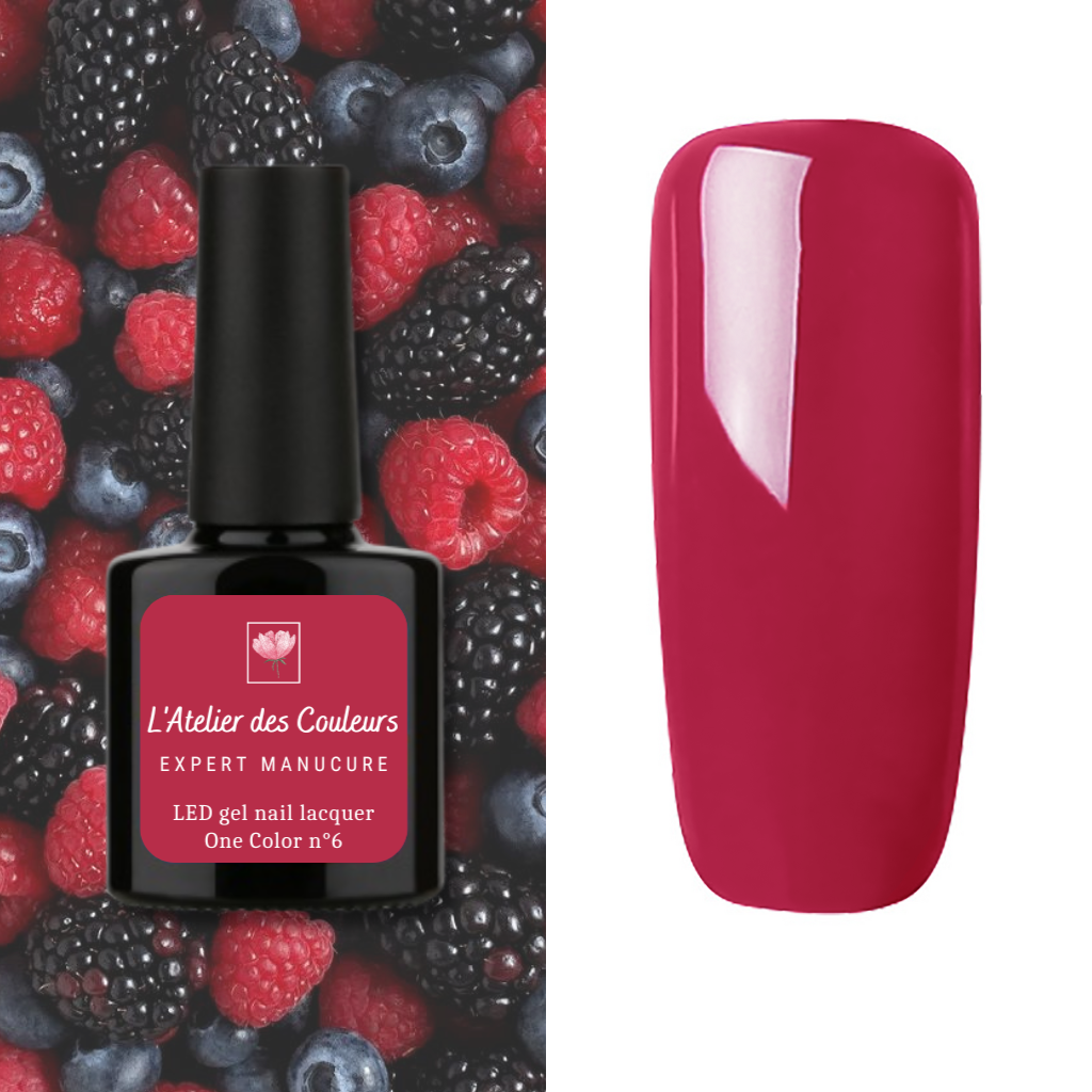 Blossom Berries - Vernis semi permanent naturel bordeaux framboise