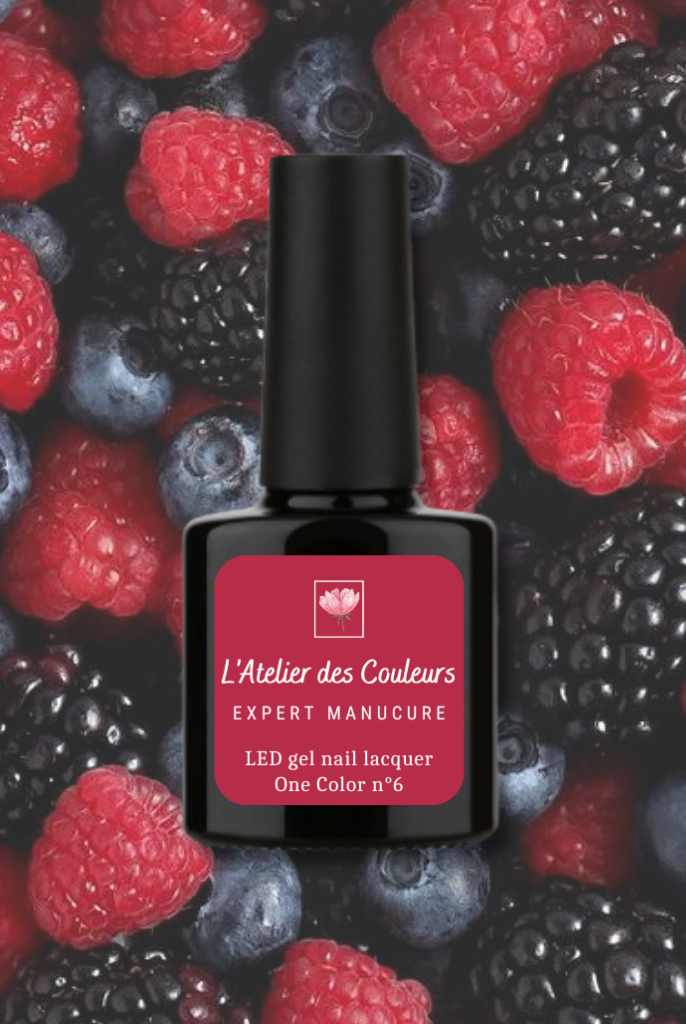 Blossom Berries - Vernis semi permanent naturel bordeaux élégant
