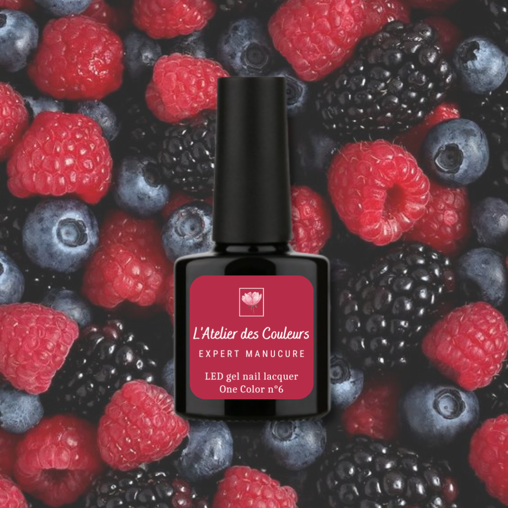 Blossom Berries - Vernis semi permanent naturel bordeaux élégant