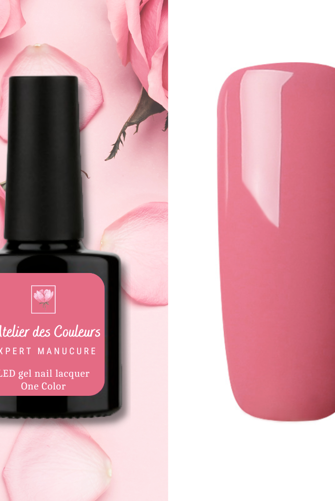 Bois de Rose - Vernis semi permanent naturel rose