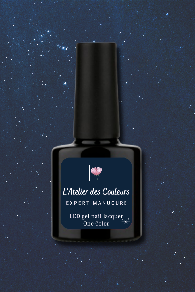 Constellation - Vernis semi permanent naturel pailleté