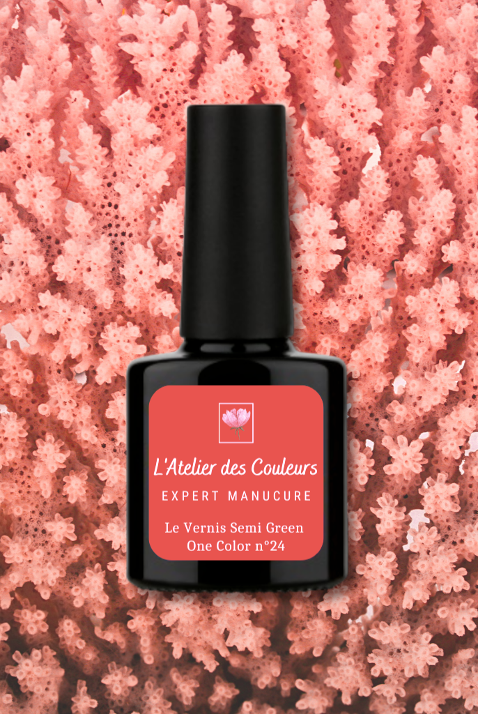 Coral Reef - Vernis semi permanent corail élégant