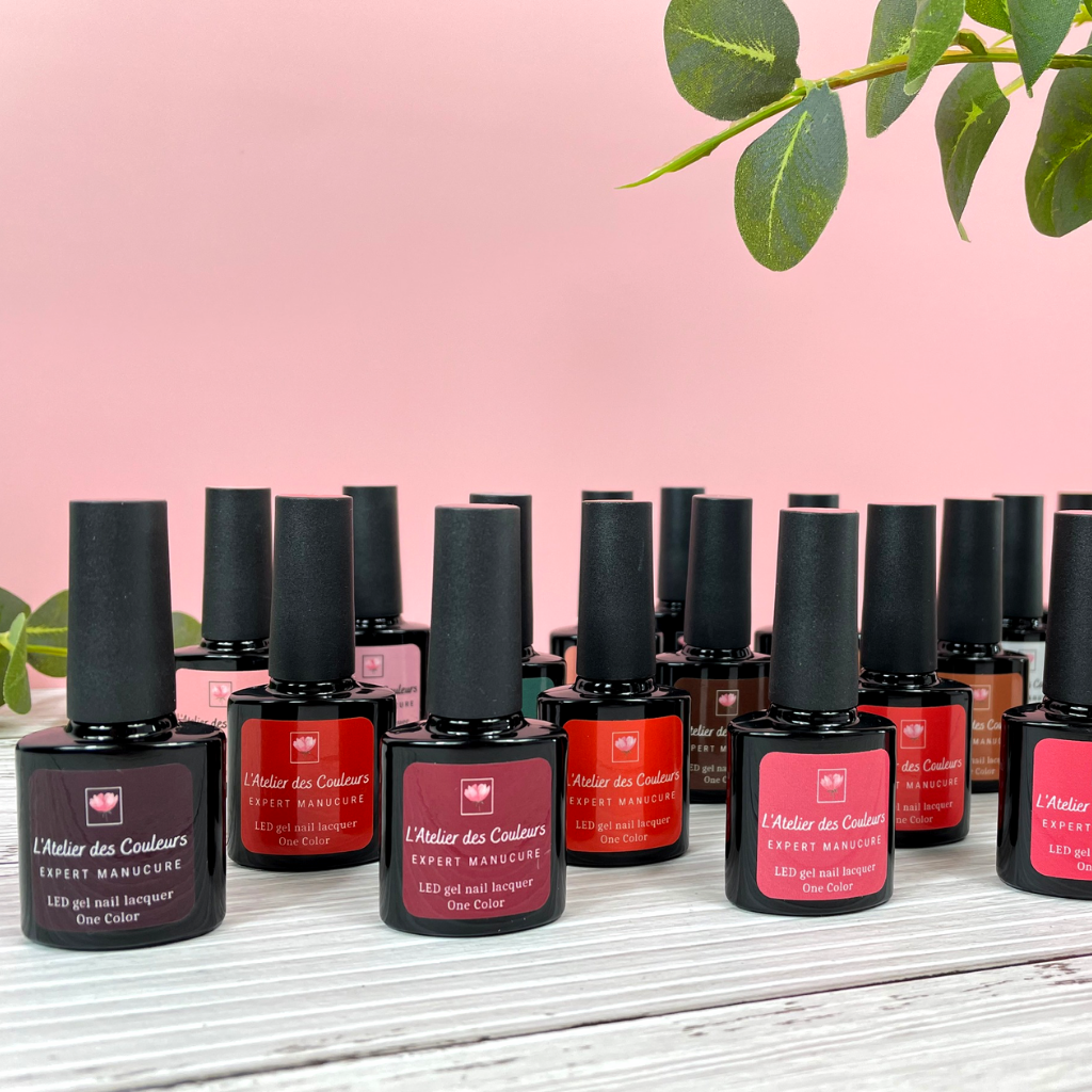 Toutes les Couleurs de Vernis Semi Green et Vegan de L'Atelier des Couleurs