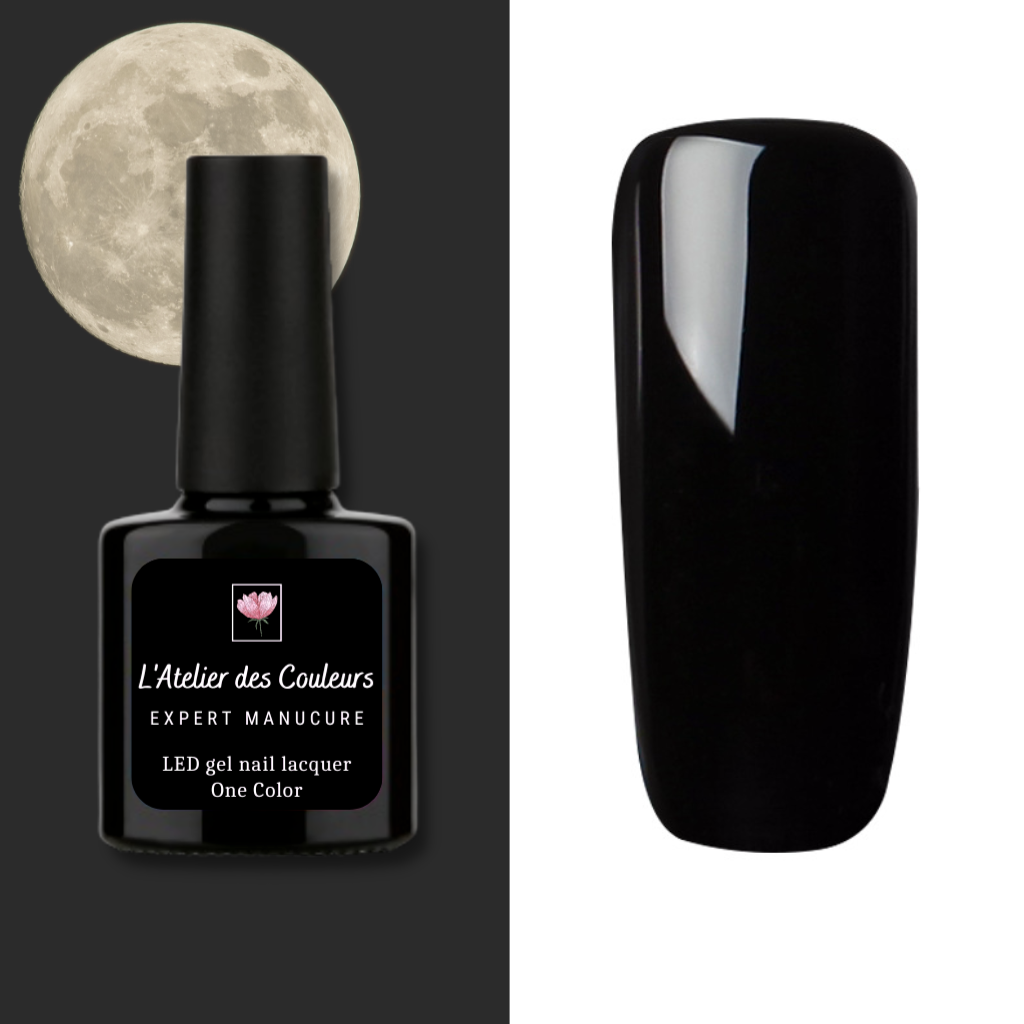 Beautiful Night - Vernis semi permanent naturel noir