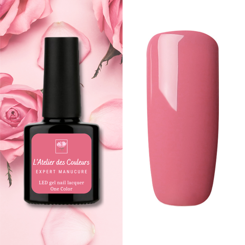 Bois de Rose - Vernis semi permanent naturel rose