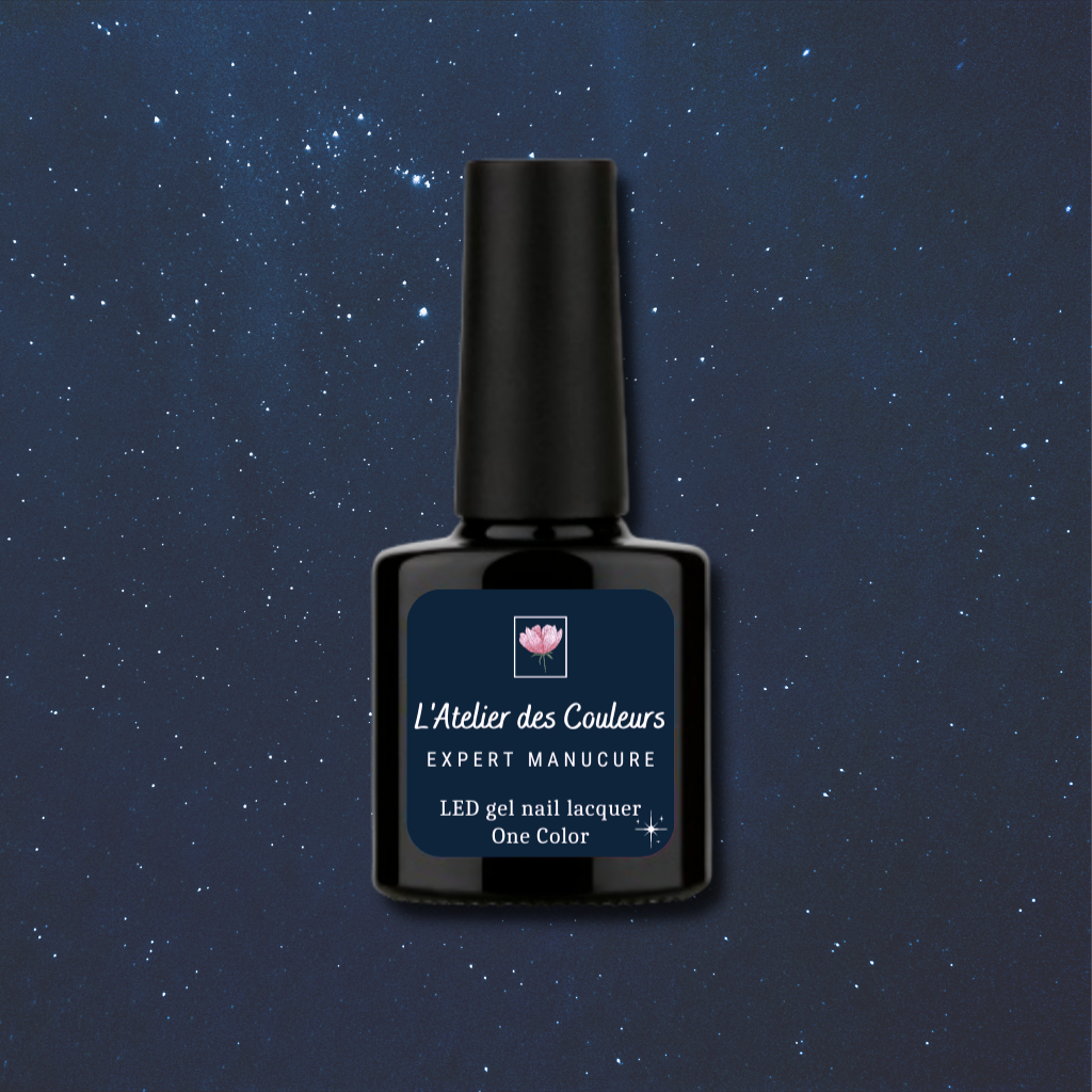 Constellation - Vernis semi permanent naturel pailleté
