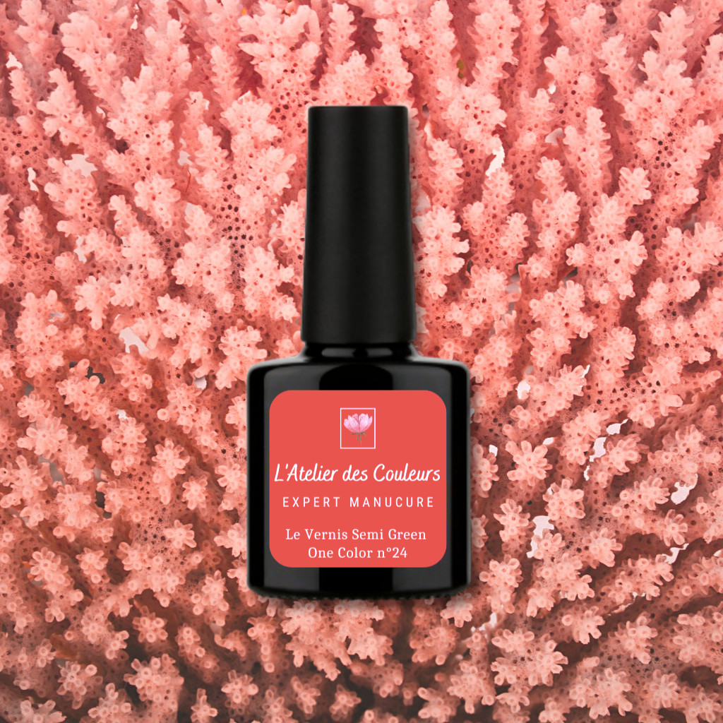 Coral Reef - Vernis semi permanent corail élégant
