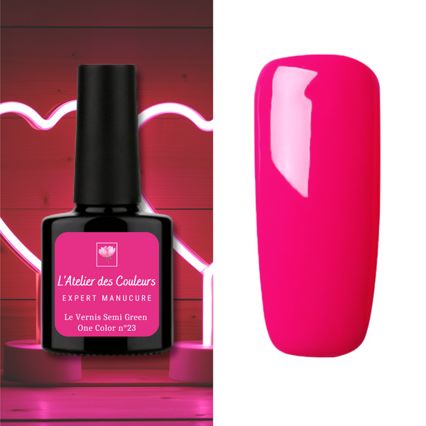 Bisous Magenta - Vernis Semi-permanent - Le Mini Macaron Europe